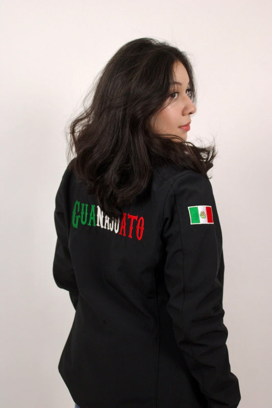 Mexico softshell jacket with custom state