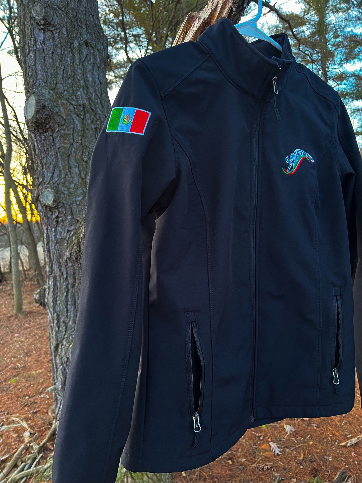 Mexico softshell jacket with custom state